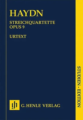 Haydn, F.J. (Feder): String Quartets Op.9, Henle urtext (study score)