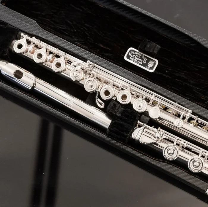 Haynes Custom Handmade Silver Flute – Heavy Wall with Soldered Toneholes, Lightweight Mechanism, Offset G, E Facilitator & C# Trill (In Stock)
