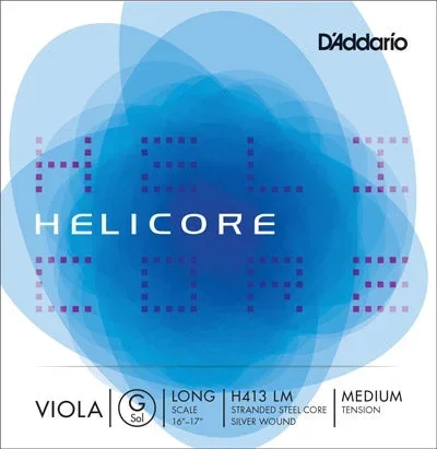 Helicore Viola G String – Long Scale – Medium Gauge (Steel/Silver)