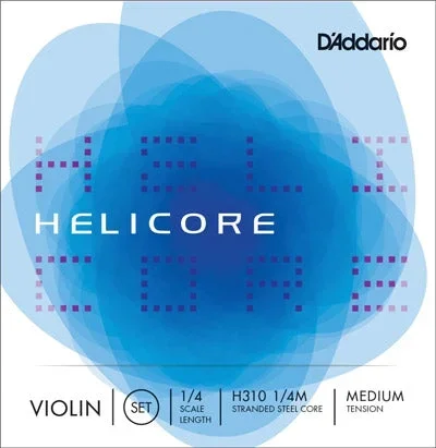 Helicore Violin String Set – 1/4 Size
