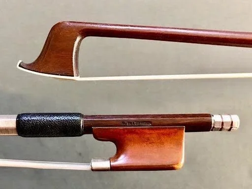 Helmuth Ellersieck silver 3/4 violin bow, GERMANY