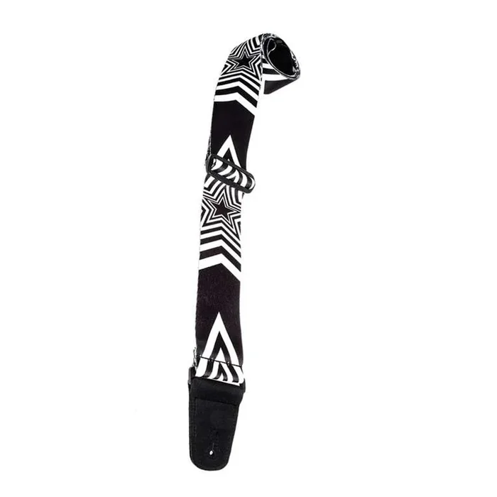 Henry Heller 2″ Artist Series Sublimation Design Strap – Black & White Multi Star