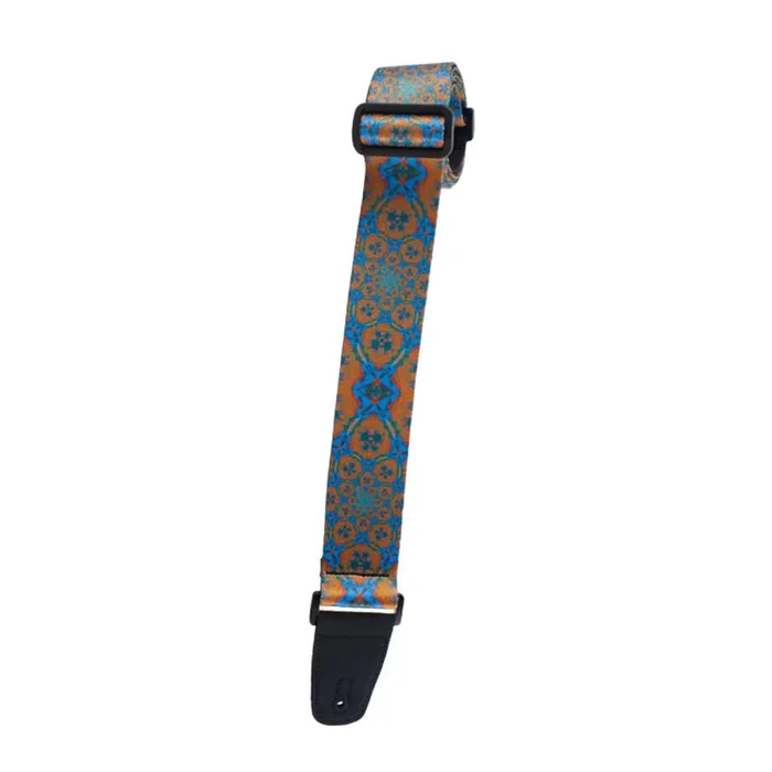 Henry Heller 2″ Artist Series Sublimation Design Strap – Blue & Orange Kaleidoscope