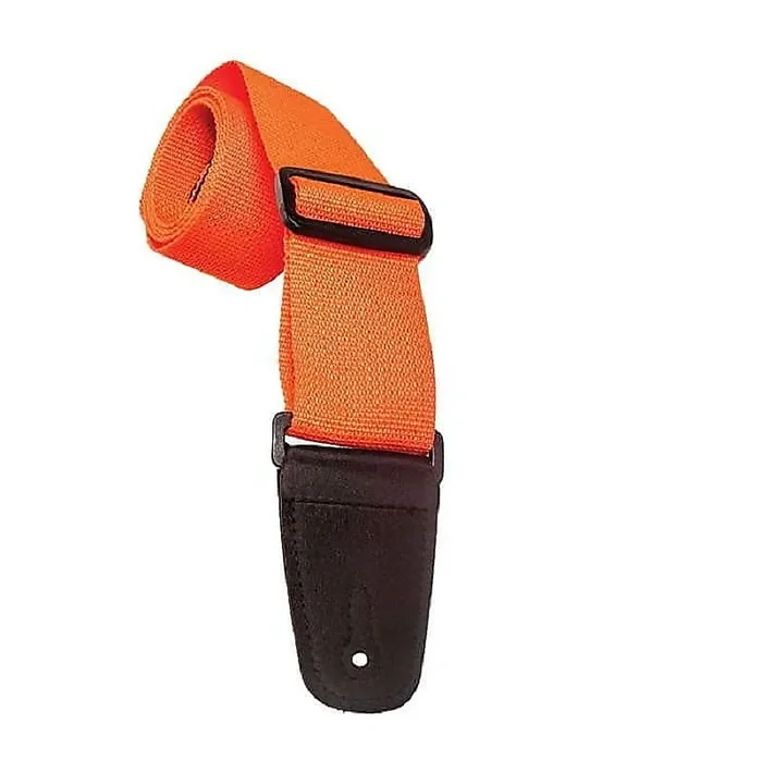 Henry Heller 2″ Polypro Guitar Strap – Orange