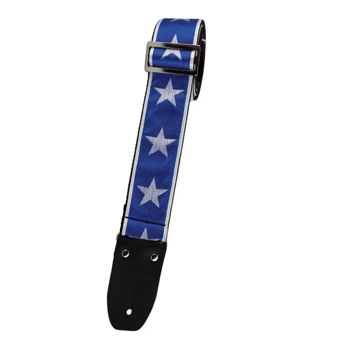 Henry Heller 2″ Woven Jacquard Strap – Blue with White Stars