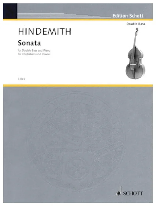 Hindemith, Paul: Bass Sonata 1949 (bass & piano)