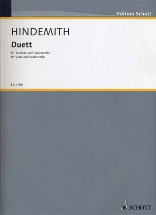 Hindemith, Paul: Duet for Viola and Cello (1934)
