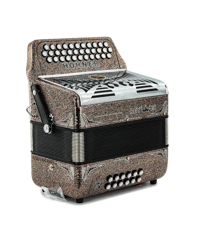 Hohner Anacleto Rey Especial EAD Accordion – Multi-Color Glitter