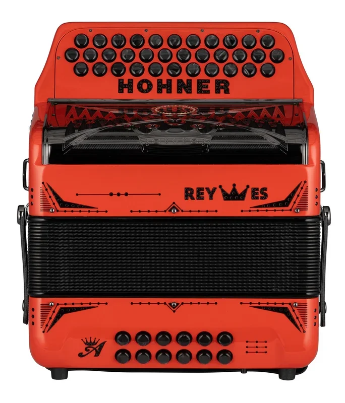 Hohner Anacleto Rey Especial II 3 Switch EAD Accordion- Pure Red