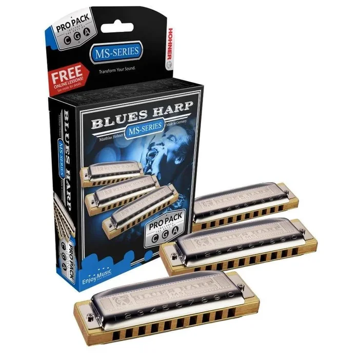 Hohner Blues Harp Pro Pack C/G/A