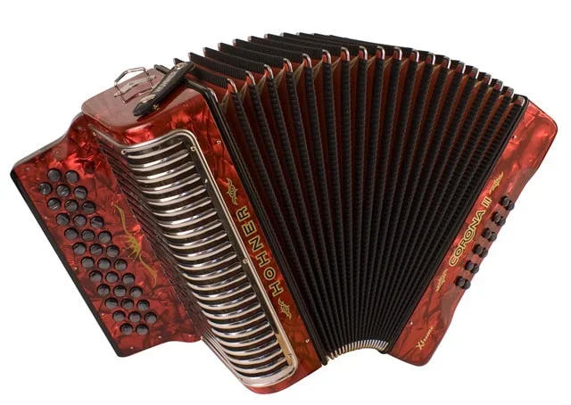 Hohner CXER Corona II Xtreme EAD Button Accordion – Red