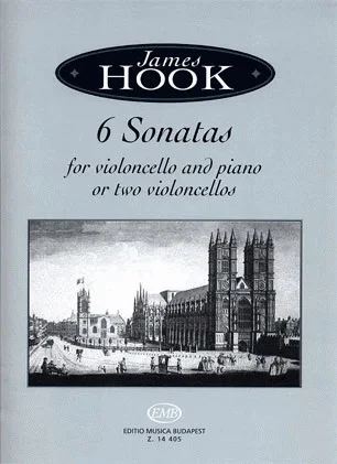 Hook, James: 6 Sonatas for cello & piano or two cellos
