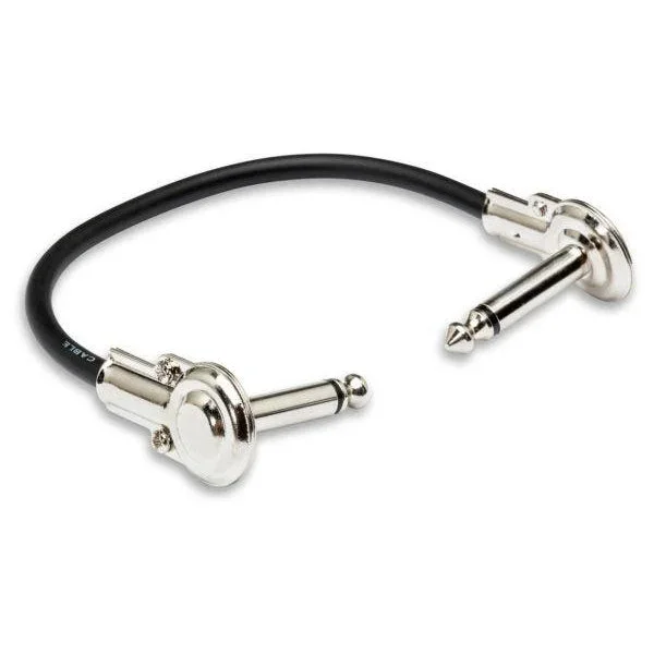 Hosa 6″ Guitar Pedal Patch Cables with 1/4″ Right Angle Connectors