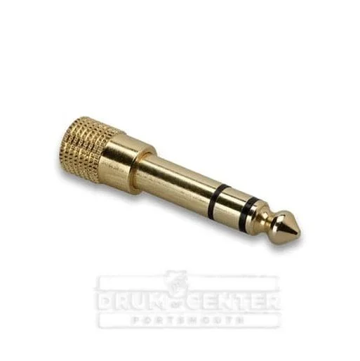 Hosa Accessories : Headphone Adaptor, 3.5mm TRS to 1/4 in TRS