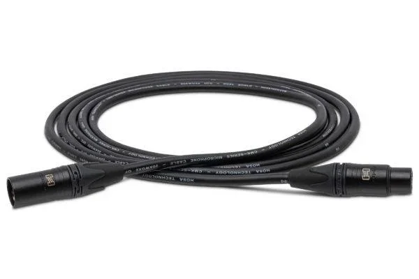 Hosa Edge Microphone Cable | Neutrik XLR3F to XLR3M | 5 ft