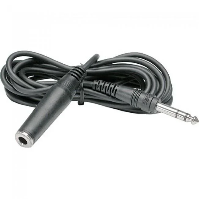 HOSA HPE-325 Headphone Extension Cable, 1/4 in TRS to 1/4 in TRS, 25 ft
