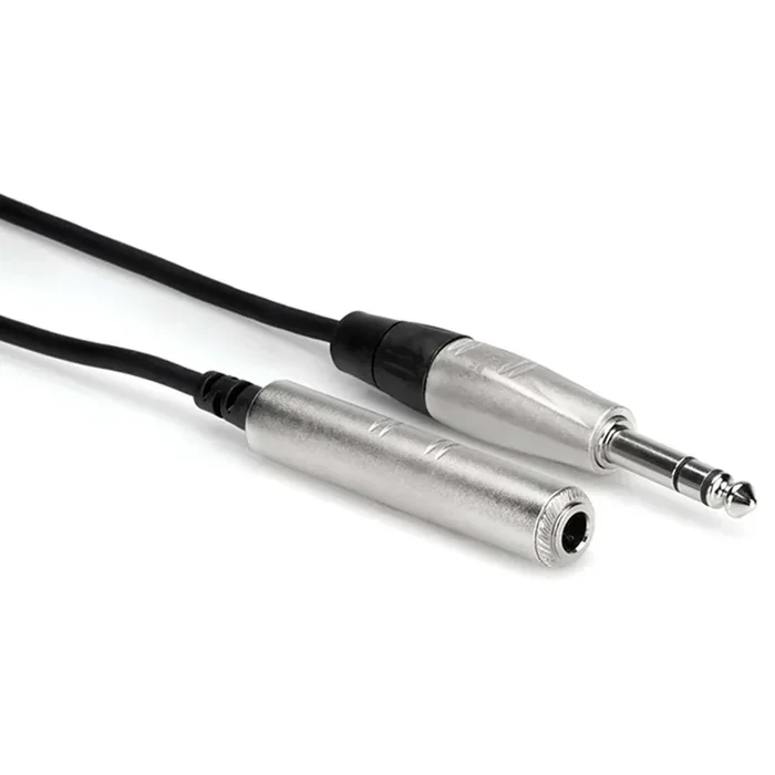 HOSA HXSS-025 REAN 1/4″ TRS Male to 1/4″ TRS Female Pro Headphone Extension Cable (25′)