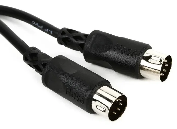 Hosa MID-310BK MIDI Cable – 10 foot – Black