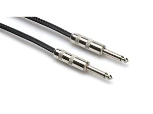 Hosa SKZ-620 Speaker Cable – Hosa 1/4-inch TS to Same – 20 foot – Black Zip