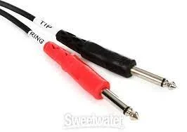 Hosa STP-204 Dual 1/4″ in TS to Dual RCA
