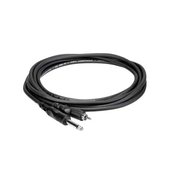 Hosa Technology 1/4″ TS to RCA Unbalanced Interconnect Cable 3ft