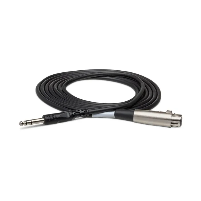 Hosa Technology XLR3F to 1/4 in TRS Balanced Interconnect Cable 2ft