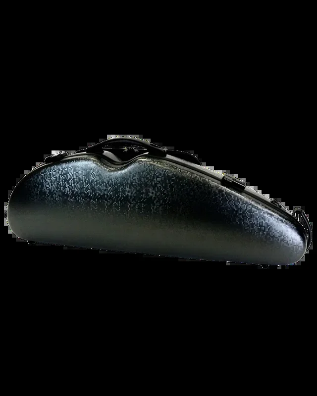 HQ Polycarbon Violin Case Half Moon Adjustable 1/2-4/4 – DIGI Black