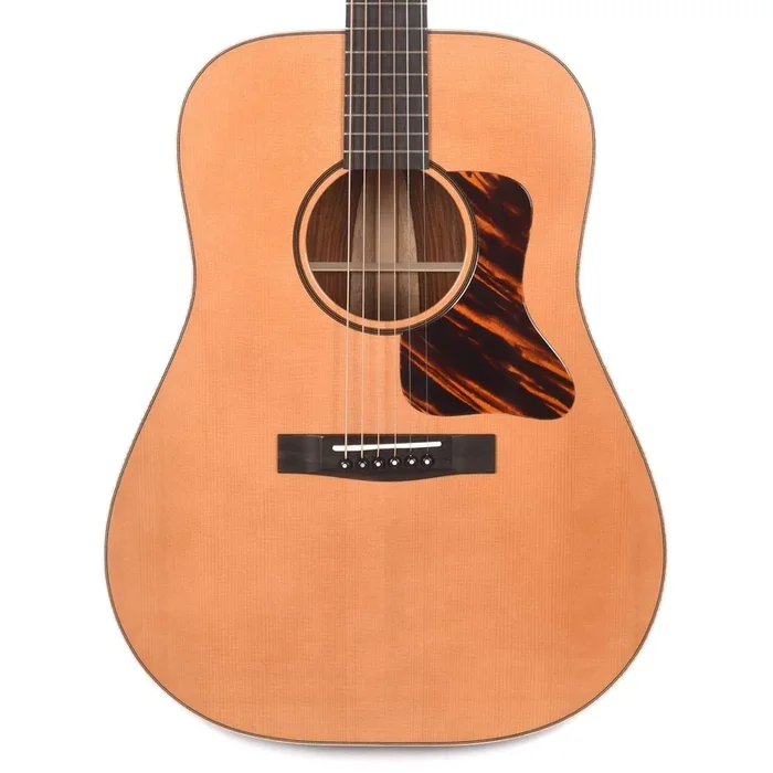 Huss & Dalton Custom Dreadnought Red Spruce/Cocobolo w/Firestripe Pickguard & Gold Waverly Tuners