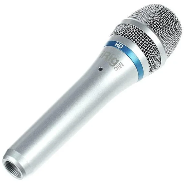 IK Multimedia iRig Mic HD Handheld USB iOS Microphone – Silver