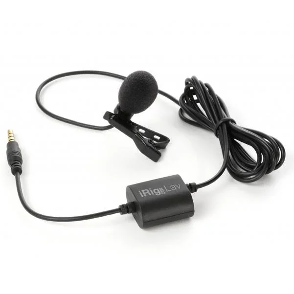 IK Multimedia iRig Mic Lav Lavalier Microphone for mobile devices