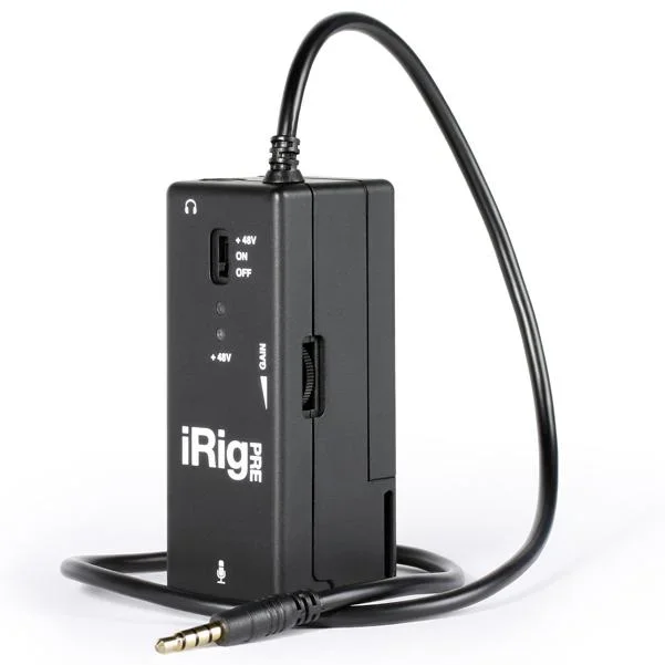 IK Multimedia iRig Pre Microphone Preamp (Discontinued) – Open Box