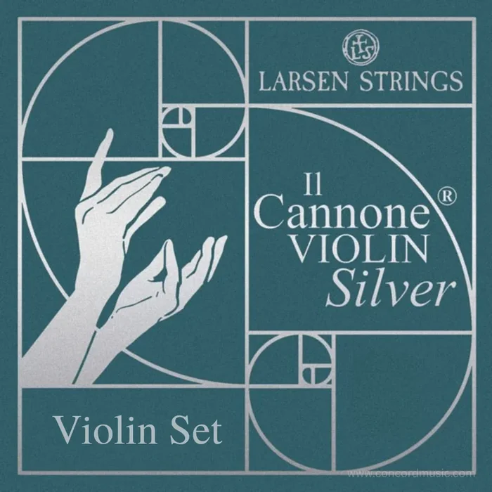 Il Cannone Silver Violin Set
