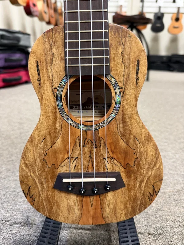 Islander by Kanile’a MAS-4 Spalted Maple Soprano Ukulele