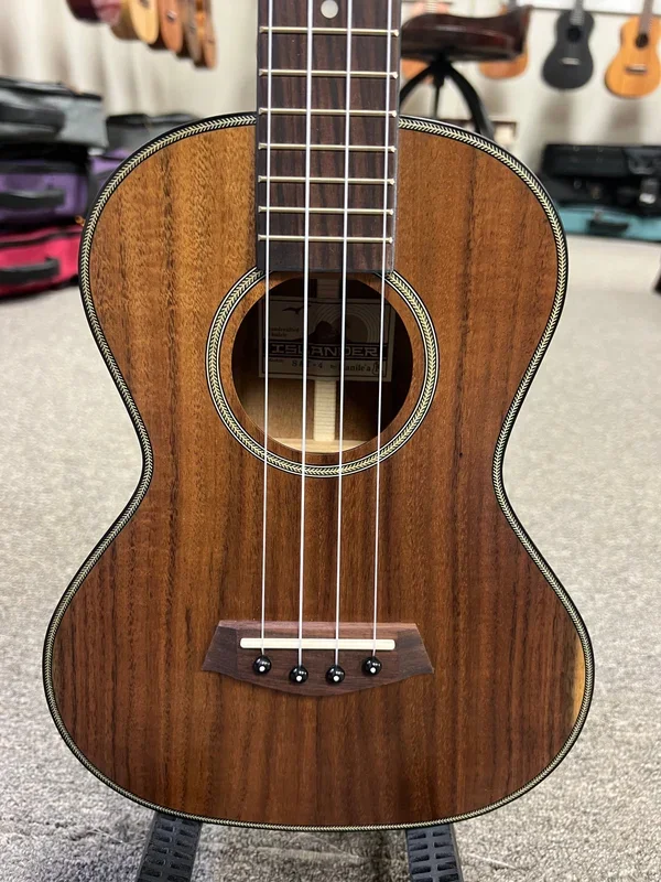 Islander by Kanile’a SAT-4 Solid Flamed Acacia Tenor Ukulele
