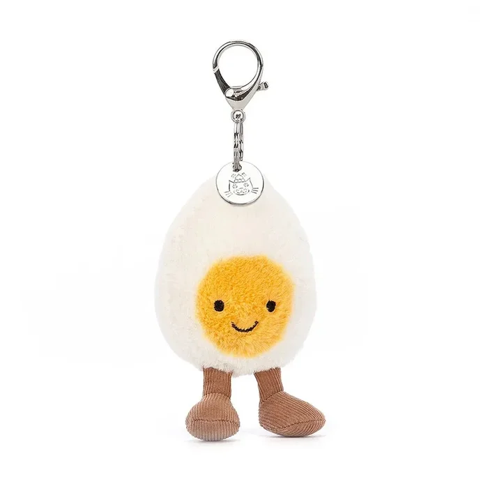 Jellycat amuseable happy boiled egg bag charm
