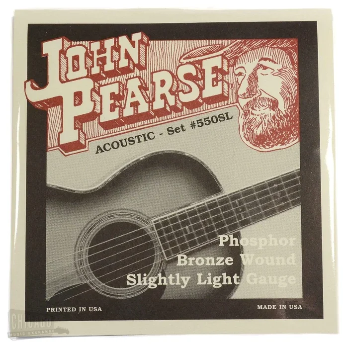 John Pearse Acoustic Strings Phosphor Bronze Slightly Light 11-50