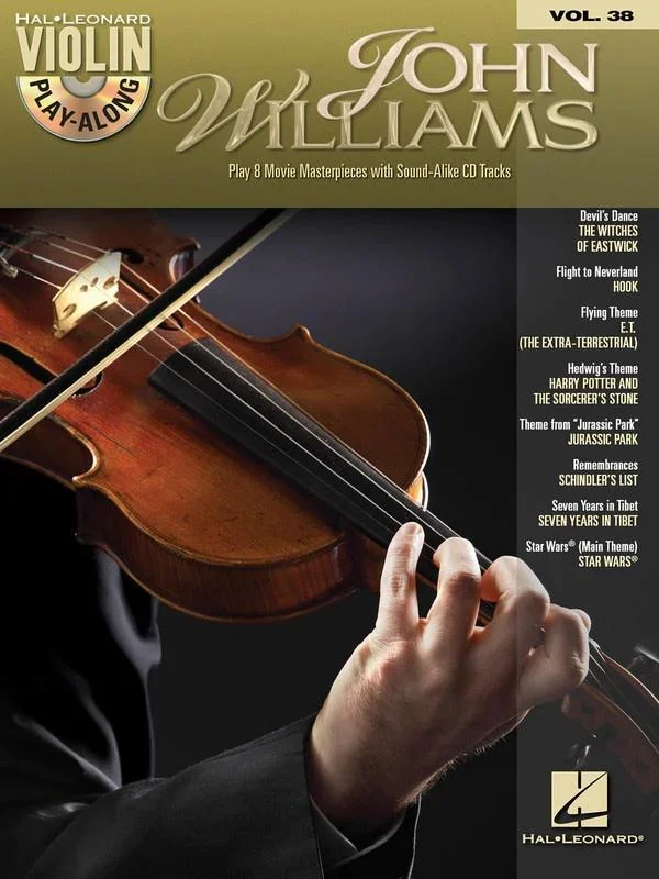 John Williams Violin PlayAlong Volume 38 with CD (Hal Leonard)