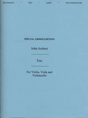 Joubert, John: Trio Op. 30 (violin, Viola, Cello)