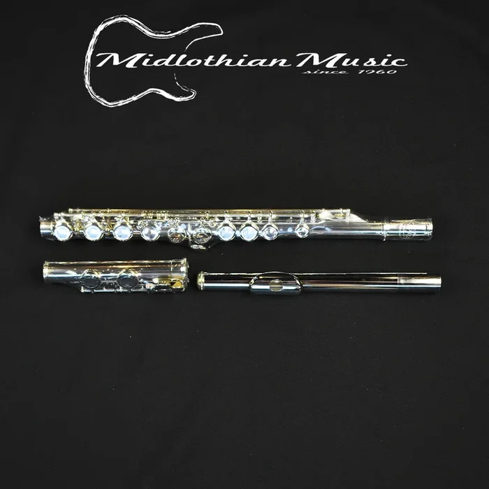 Jupiter JFL-507S Silver Plated Closed Hole Flute – New! w/Case (M77083)