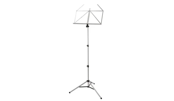 K&M 10065 Portable Music Stand – Nickel Finish