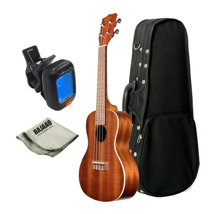 Kala KA-C Mahogany Concert Deluxe Ukulele Bundle