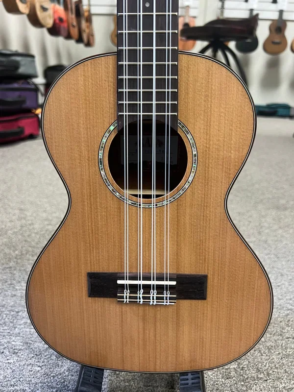 KALA KA-SCAC-T8 Solid Cedar Top Acacia 8 String Tenor Ukulele
