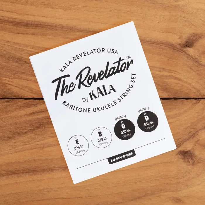 Kala Revelator™ USA Baritone Ukulele String Set