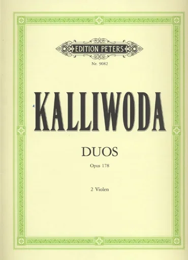 Kalliwoda, Johan: 3 Easy Violin Duets Op. 178 (2 violins)