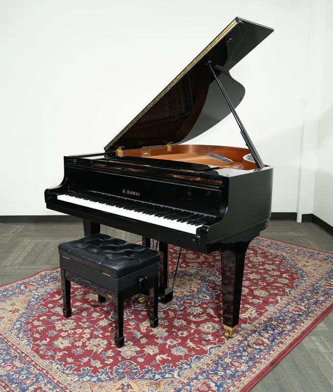 Kawai 5’7″ GE-2 Grand Piano | Polished Ebony | SN: 1722494