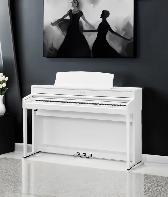 Kawai CA501 Digital Piano – Satin White