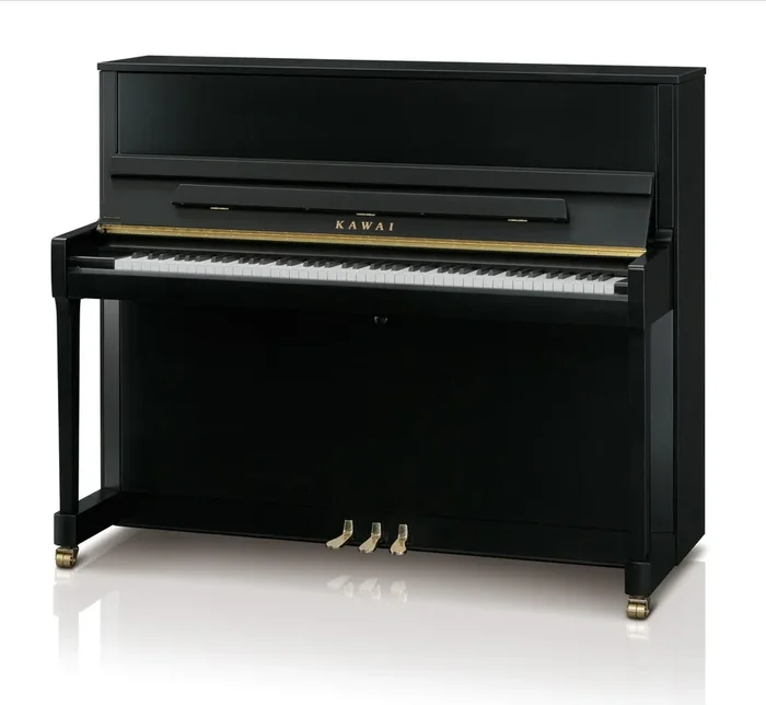 Kawai K-300 Upright Piano in Satin Ebony | New