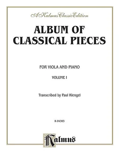 Klengel: Classical Pieces Vol. 1 (viola & piano)