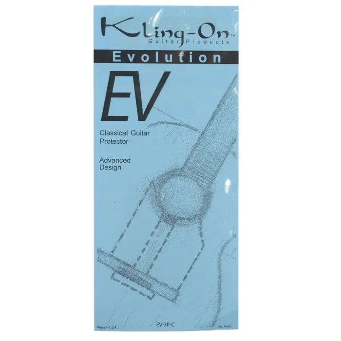 Kling-On EV-3P-C Evolution 3-Piece Clear Pickguard for Classical Guitar
