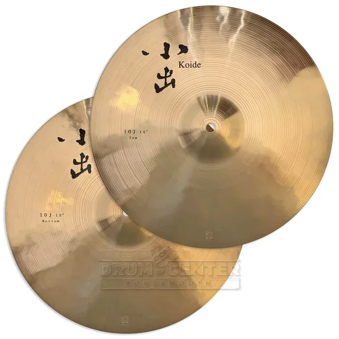Koide 10J Traditional Hi Hat Cymbals 15″